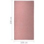 Roter flachgewebter Outdoor-Teppich 100x200 cm von vidaXL, Teppiche - Ref: Foro24-340822, Preis: 35,44 €, Rabatt: %