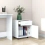 Rollschrank aus weißem Sperrholz, 45 x 38 x 54 cm von vidaXL, Schließfächer und Lagerschränke - Ref: Foro24-808440, Preis: 53...