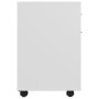 Rollschrank aus weißem Sperrholz, 45 x 38 x 54 cm von vidaXL, Schließfächer und Lagerschränke - Ref: Foro24-808440, Preis: 54...