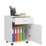 Rollschrank aus weißem Sperrholz, 45 x 38 x 54 cm von vidaXL, Schließfächer und Lagerschränke - Ref: Foro24-808440, Preis: 53...