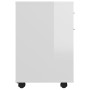 Sperrholz Radkasten glänzend weiß 45x38x54cm von vidaXL, Schließfächer und Lagerschränke - Ref: Foro24-808446, Preis: 52,68 €...