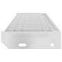 Peldaño de rejilla acero galvanizado 100x24x7 cm