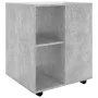 Concrete gray plywood wheel cabinet 60x53x72 cm by vidaXL, Lockers and storage cabinets - Ref: Foro24-808462, Price: 66,54 €,...