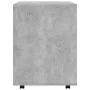 Concrete gray plywood wheel cabinet 60x53x72 cm by vidaXL, Lockers and storage cabinets - Ref: Foro24-808462, Price: 66,54 €,...