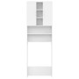 Armario de lavadora blanco 64x25,5x190 cm de vidaXL, Accesorios para lavadoras y secadoras - Ref: Foro24-808422, Precio: 95,2...