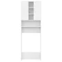 Weißer Waschmaschinenschrank 64x25,5x190 cm von vidaXL, Zubehör für Waschmaschinen und Trockner - Ref: Foro24-808422, Preis: ...