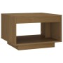 Massiver Couchtisch aus honigbraunem Kiefernholz, 50 x 50 x 33,5 cm von vidaXL, Couchtisch - Ref: Foro24-808506, Preis: 47,87...