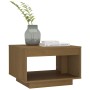 Massiver Couchtisch aus honigbraunem Kiefernholz, 50 x 50 x 33,5 cm von vidaXL, Couchtisch - Ref: Foro24-808506, Preis: 47,87...