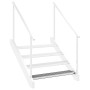 Peldaño de rejilla acero galvanizado 100x24x7 cm