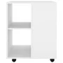 Weißer Sperrholzschrank mit Rollen 60x53x72 cm von vidaXL, Schließfächer und Lagerschränke - Ref: Foro24-808458, Preis: 75,83...
