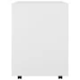 Weißer Sperrholzschrank mit Rollen 60x53x72 cm von vidaXL, Schließfächer und Lagerschränke - Ref: Foro24-808458, Preis: 75,83...