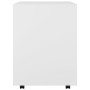 Weißer Sperrholzschrank mit Rollen 60x53x72 cm von vidaXL, Schließfächer und Lagerschränke - Ref: Foro24-808458, Preis: 76,90...