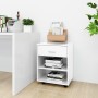 Sperrholz Radkasten glänzend weiß 46x36x59cm von vidaXL, Schließfächer und Lagerschränke - Ref: Foro24-808473, Preis: 48,24 €...