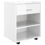 Sperrholz Radkasten glänzend weiß 46x36x59cm von vidaXL, Schließfächer und Lagerschränke - Ref: Foro24-808473, Preis: 47,65 €...