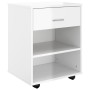Sperrholz Radkasten glänzend weiß 46x36x59cm von vidaXL, Schließfächer und Lagerschränke - Ref: Foro24-808473, Preis: 48,24 €...