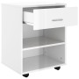 Sperrholz Radkasten glänzend weiß 46x36x59cm von vidaXL, Schließfächer und Lagerschränke - Ref: Foro24-808473, Preis: 48,24 €...
