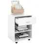 Sperrholz Radkasten glänzend weiß 46x36x59cm von vidaXL, Schließfächer und Lagerschränke - Ref: Foro24-808473, Preis: 47,65 €...