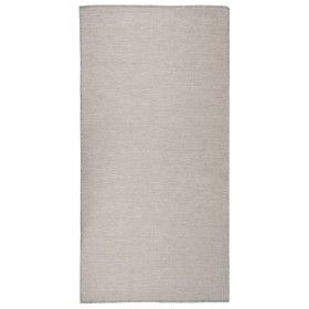 Flachgewebter Außenteppich in Grau Taupe 100x200 cm von vidaXL, Teppiche - Ref: Foro24-340780, Preis: 41,44 €, Rabatt: %