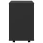Wardrobe with wheels black plywood 46x36x59 cm by vidaXL, Lockers and storage cabinets - Ref: Foro24-808468, Price: 43,48 €, ...