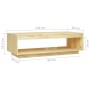 Couchtisch aus massivem Kiefernholz 110x50x33,5 cm von vidaXL, Couchtisch - Ref: Foro24-808508, Preis: 50,61 €, Rabatt: %