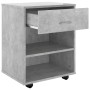 Sperrholz Radschrank betongrau 46x36x59 cm von vidaXL, Schließfächer und Lagerschränke - Ref: Foro24-808471, Preis: 41,77 €, ...