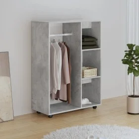 Engineered wood gray concrete wardrobe 80x40x110 cm by vidaXL, Wardrobes - Ref: Foro24-808517, Price: 76,08 €, Discount: %