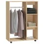 Schrank aus Sonoma-Eichenholzwerkstoff, 80 x 40 x 110 cm von vidaXL, Kleiderschränke - Ref: Foro24-808516, Preis: 74,12 €, Ra...