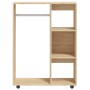 Schrank aus Sonoma-Eichenholzwerkstoff, 80 x 40 x 110 cm von vidaXL, Kleiderschränke - Ref: Foro24-808516, Preis: 75,09 €, Ra...