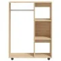 Schrank aus Sonoma-Eichenholzwerkstoff, 80 x 40 x 110 cm von vidaXL, Kleiderschränke - Ref: Foro24-808516, Preis: 74,12 €, Ra...