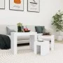 Stackable coffee tables 3 pieces white plywood by vidaXL, Coffee table - Ref: Foro24-808540, Price: 54,87 €, Discount: %