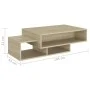 Couchtisch aus Sonoma-Eichensperrholz, 105 x 55 x 32 cm von vidaXL, Couchtisch - Ref: Foro24-808525, Preis: 65,35 €, Rabatt: %
