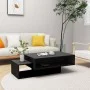Black engineered wood coffee table 105x55x32 cm by vidaXL, Coffee table - Ref: Foro24-808523, Price: 76,17 €, Discount: %