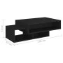 Black engineered wood coffee table 105x55x32 cm by vidaXL, Coffee table - Ref: Foro24-808523, Price: 76,17 €, Discount: %