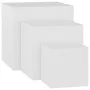 Side tables 3 units white engineered wood by vidaXL, Side tables - Ref: Foro24-808585, Price: 74,91 €, Discount: %