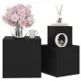 Side tables 3 units black plywood by vidaXL, Side tables - Ref: Foro24-808586, Price: 72,91 €, Discount: %