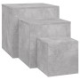 Beistelltische 3 Stück betongraue Spanplatte von vidaXL, Seitentische - Ref: Foro24-808589, Preis: 58,29 €, Rabatt: %
