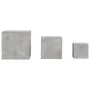 Side tables 3 pieces concrete gray chipboard by vidaXL, Side tables - Ref: Foro24-808589, Price: 57,64 €, Discount: %