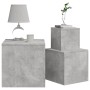 Beistelltische 3 Stück betongraue Spanplatte von vidaXL, Seitentische - Ref: Foro24-808589, Preis: 58,29 €, Rabatt: %