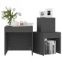 Stackable tables 3 pieces gray plywood by vidaXL, Side tables - Ref: Foro24-808596, Price: 44,17 €, Discount: %