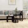 Stackable tables 3 pieces black plywood by vidaXL, Side tables - Ref: Foro24-808604, Price: 57,39 €, Discount: %