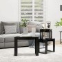 Stackable tables 3 pieces black plywood by vidaXL, Side tables - Ref: Foro24-808604, Price: 57,39 €, Discount: %