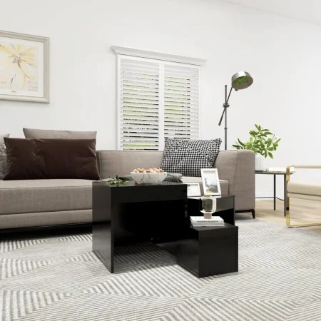 Stackable tables, 3 pieces, black plywood wood by vidaXL, Side tables - Ref: Foro24-808595, Price: 44,44 €, Discount: %