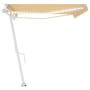 Automatic awning with wind sensor LED yellow white 500x350cm by vidaXL, Awnings - Ref: Foro24-3069673, Price: 817,73 €, Disco...