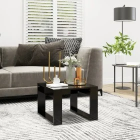 Black plywood side table 50x50x35 cm by vidaXL, Side tables - Ref: Foro24-808622, Price: 35,76 €, Discount: %