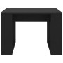 Mesa auxiliar de madera contrachapada negro 50x50x35 cm de vidaXL, Mesas auxiliares - Ref: Foro24-808622, Precio: 36,36 €, De...
