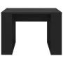 Mesa auxiliar de madera contrachapada negro 50x50x35 cm de vidaXL, Mesas auxiliares - Ref: Foro24-808622, Precio: 35,76 €, De...