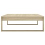 Couchtisch aus Sonoma-Eichensperrholz, 100 x 100 x 35 cm von vidaXL, Couchtisch - Ref: Foro24-808633, Preis: 62,90 €, Rabatt: %