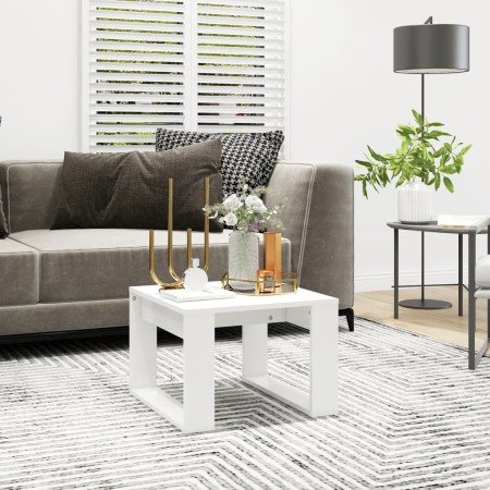 Weißer Beistelltisch aus Sperrholz, 50x50x35 cm von vidaXL, Seitentische - Ref: Foro24-808621, Preis: 35,53 €, Rabatt: %