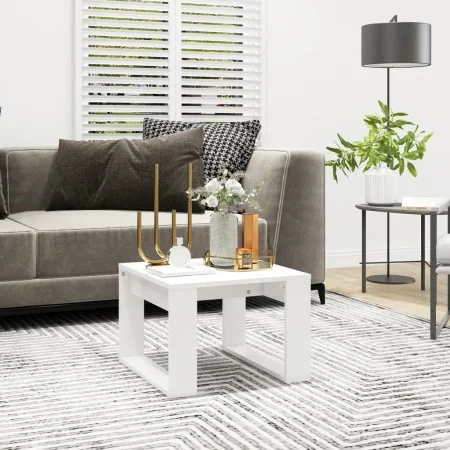 White plywood side table 50x50x35 cm by vidaXL, Side tables - Ref: Foro24-808621, Price: 34,96 €, Discount: %