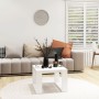 Mesa auxiliar de madera contrachapada blanco 50x50x35 cm de vidaXL, Mesas auxiliares - Ref: Foro24-808621, Precio: 36,64 €, D...
